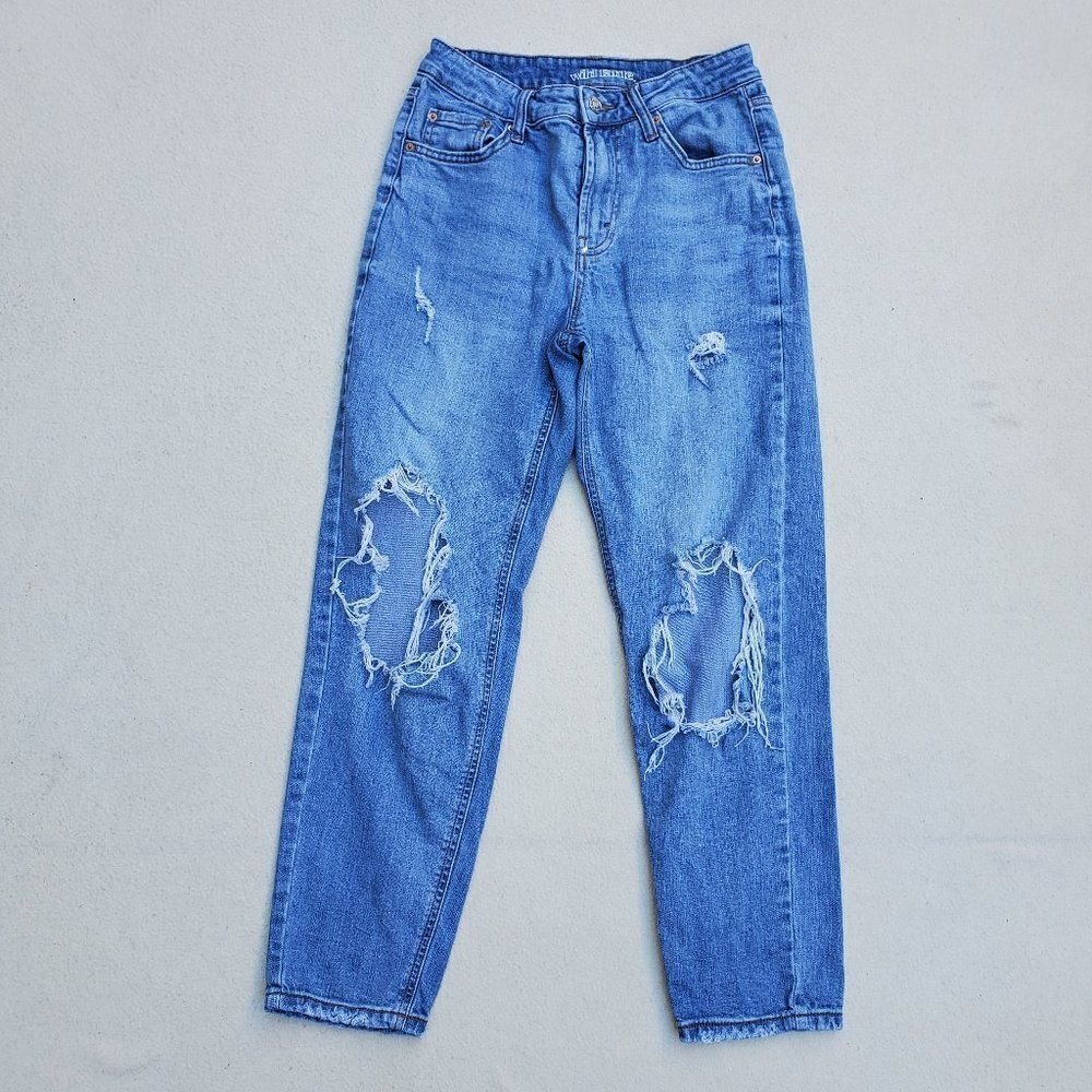 Wild Fable high rise mom jeans cropped 25" inseam - Picture 1 of 7